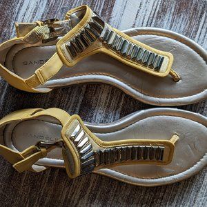 Yellow Gold Sandals